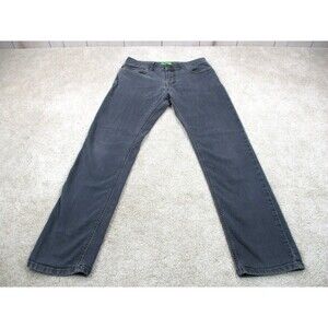 Prana Bridger Jeans Adult 32 Gray Slim Straight Hiking Outdoor Pants Mens 32x31